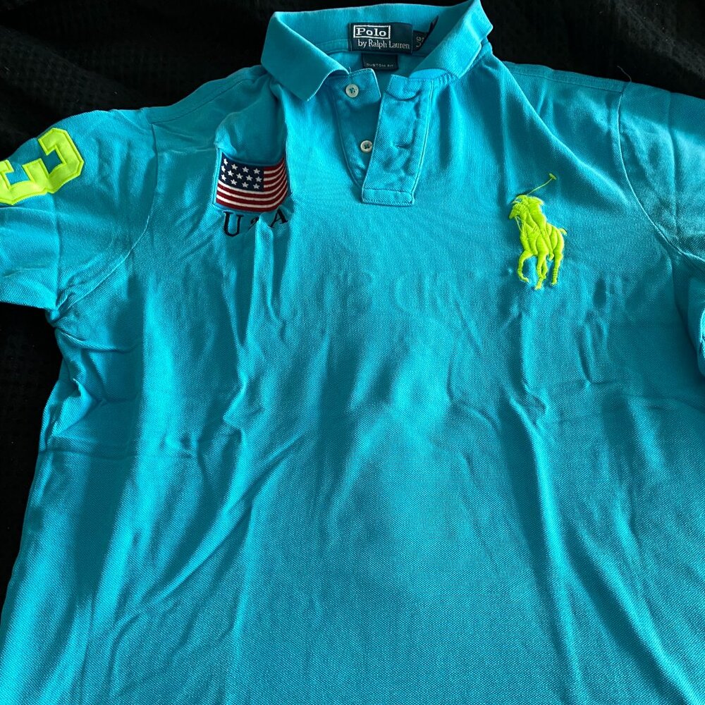 Polo T-Shirt Custom Fit L